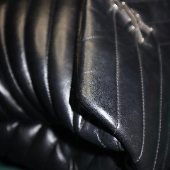 Saint Laurent Calfskin Y Quilted Monogram Medium Loulou Backpack Asphalt - Picture 10 of 16